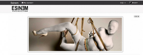 New shibari e-learning site is nearly there