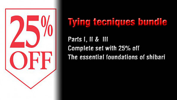 25% off ‘Tying techniques & rope handling’ trilogy