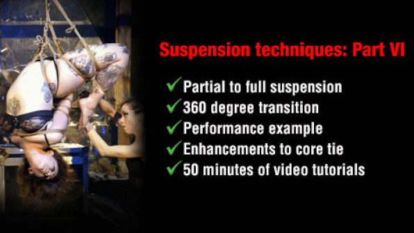 Part VI in shibari ‘Suspension techniques’: 360 degree suspension