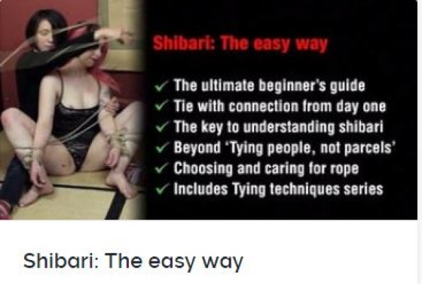 New course ‘Shibari: The easy way’