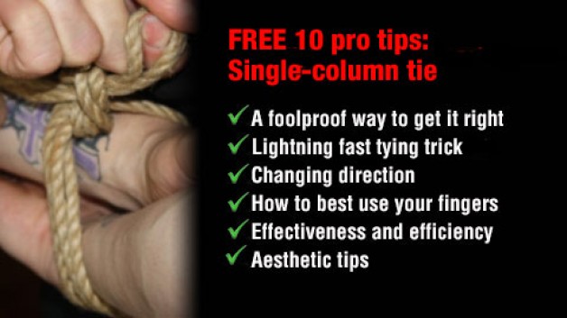 FREE! 10 Pro tips for the single column tie