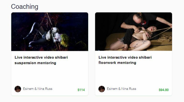 Live video shibari coaching now available