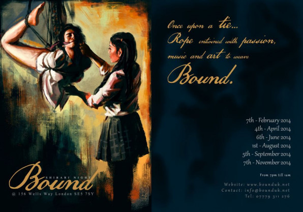 BOUND shibari night is back on 7 February: Birthday Edition
