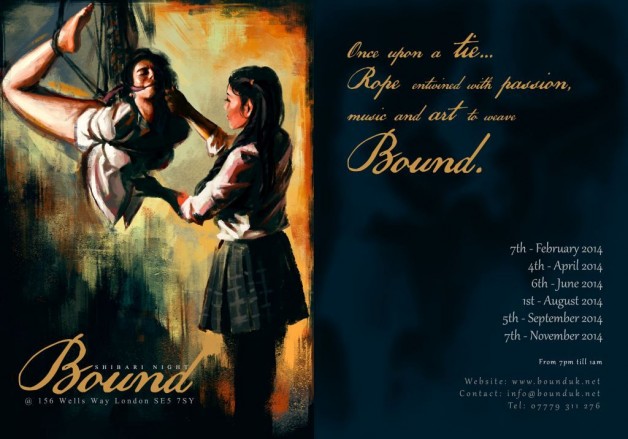 BOUND shibari night is back on 7 February: Birthday Edition
